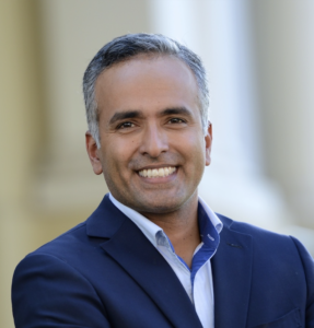 Portrait of Karthick Ramakrishnan.